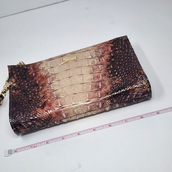 Brahmin Croc Embossed Clutch Wristlet - Picture 10 of 11